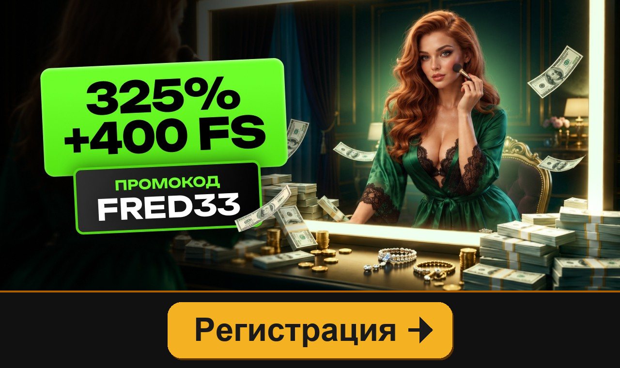 RioBet: 325% и 400 FS к депозиту по промокоду FRED33