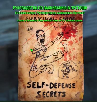 Fallout 4: Журнал "Руководство по выживанию на Пустоши"