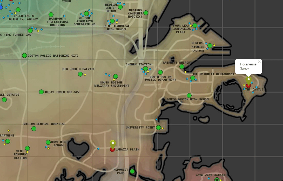 Замок в fallout 4